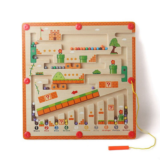 Wooden Magnetic Maze