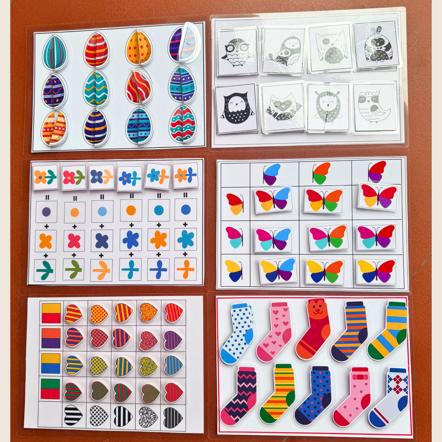 BABYTAT Little Brain Boosters | 6-in-1 Educational Activity Set