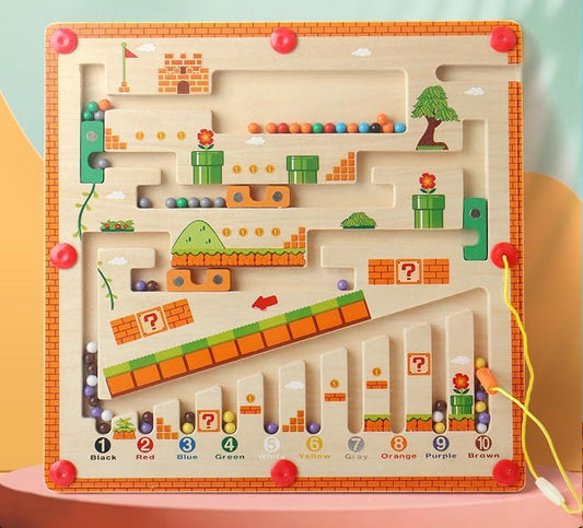 Wooden Magnetic Maze
